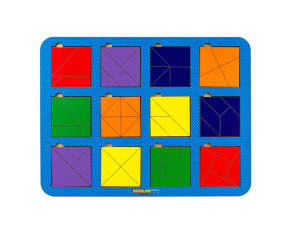 Развивающая игра по методике «Б.П. Никитина. Сложи квадрат №1» / 064402 - фото - 5