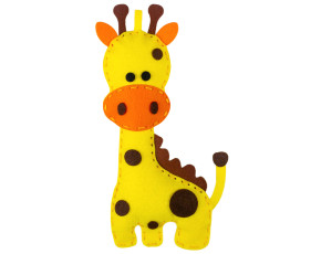 Игровой набор «Шьём игрушку из фетра. Жираф» (Фетр) / 2501003 - фото - 13
